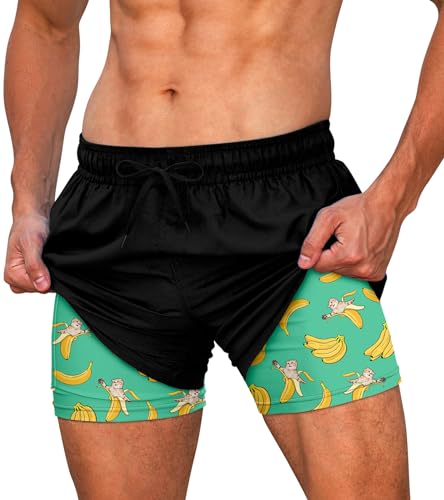 5.5" Inseam Anti-Chafe Swim Shorts