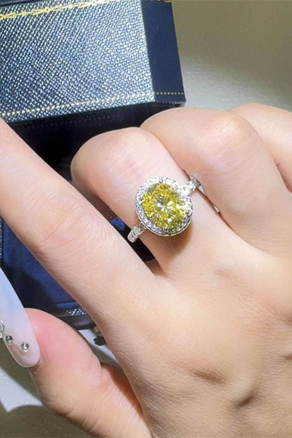 3 Carat Moissanite 925 Sterling Silver Ring - Purcell's Clothing Company