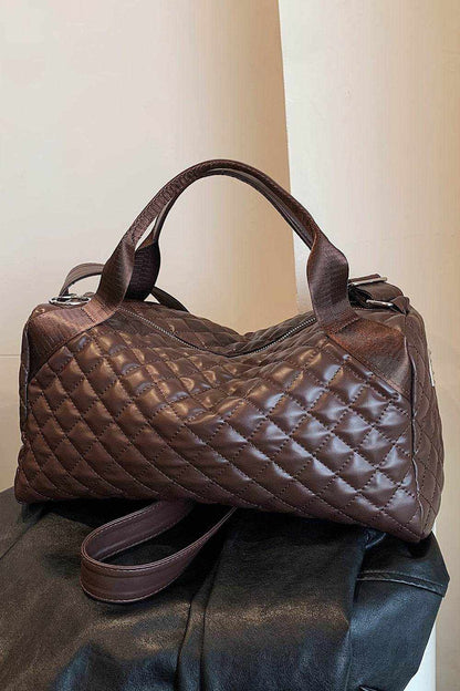 Large PU Leather Handbag - Purcell's Clothing Company