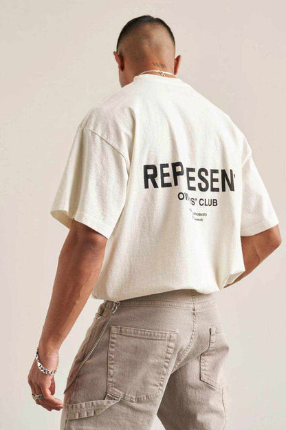 Letter Round Neck Half Sleeve T-Shirt - Purcell's Clothing Company