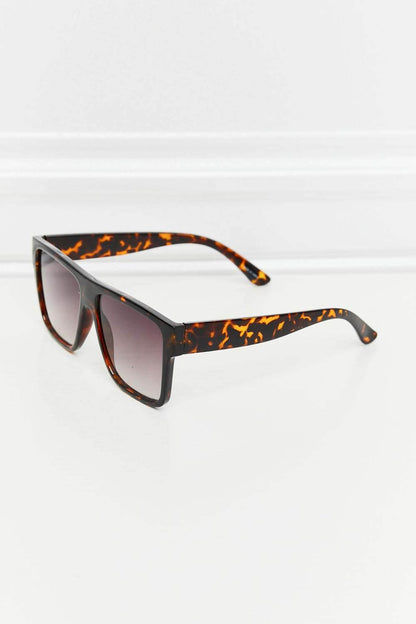Tortoiseshell Square Full Rim Sunglasses - Purcell's Clothing Company