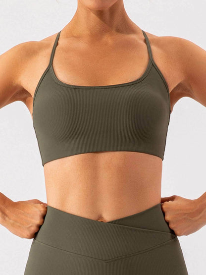 Spaghetti Strap Active Bra - Purcell's Clothing Company