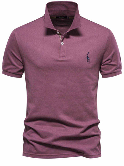 Embroidered Short Sleeve Polo - Purcell's Clothing Company