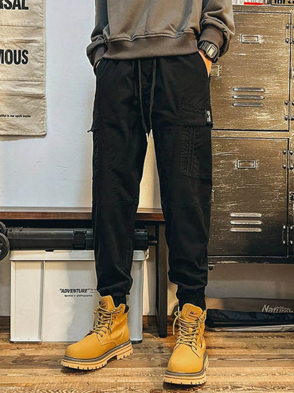 Plus Size Drawstring Pants with Cargo Pockes - Purcell's Clothing Company