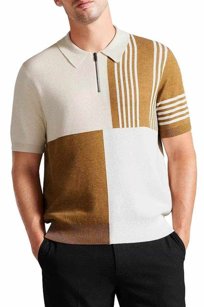 Color Block Short Sleeve Polo - Purcell's Clothing Company