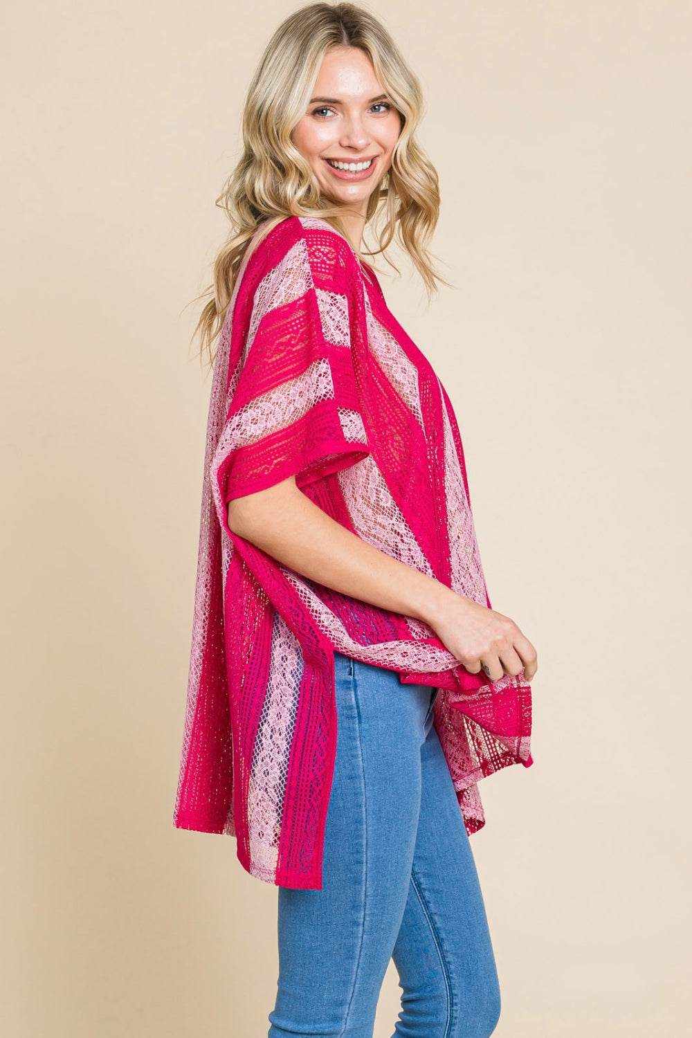 Cotton Bleu by Nu Label V Neck Drop Shoulder Oversize Top - Purcell's Clothing Company