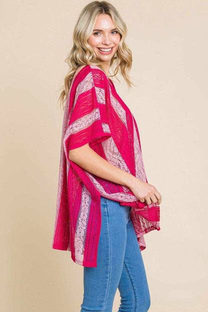 Cotton Bleu by Nu Label V Neck Drop Shoulder Oversize Top - Purcell's Clothing Company