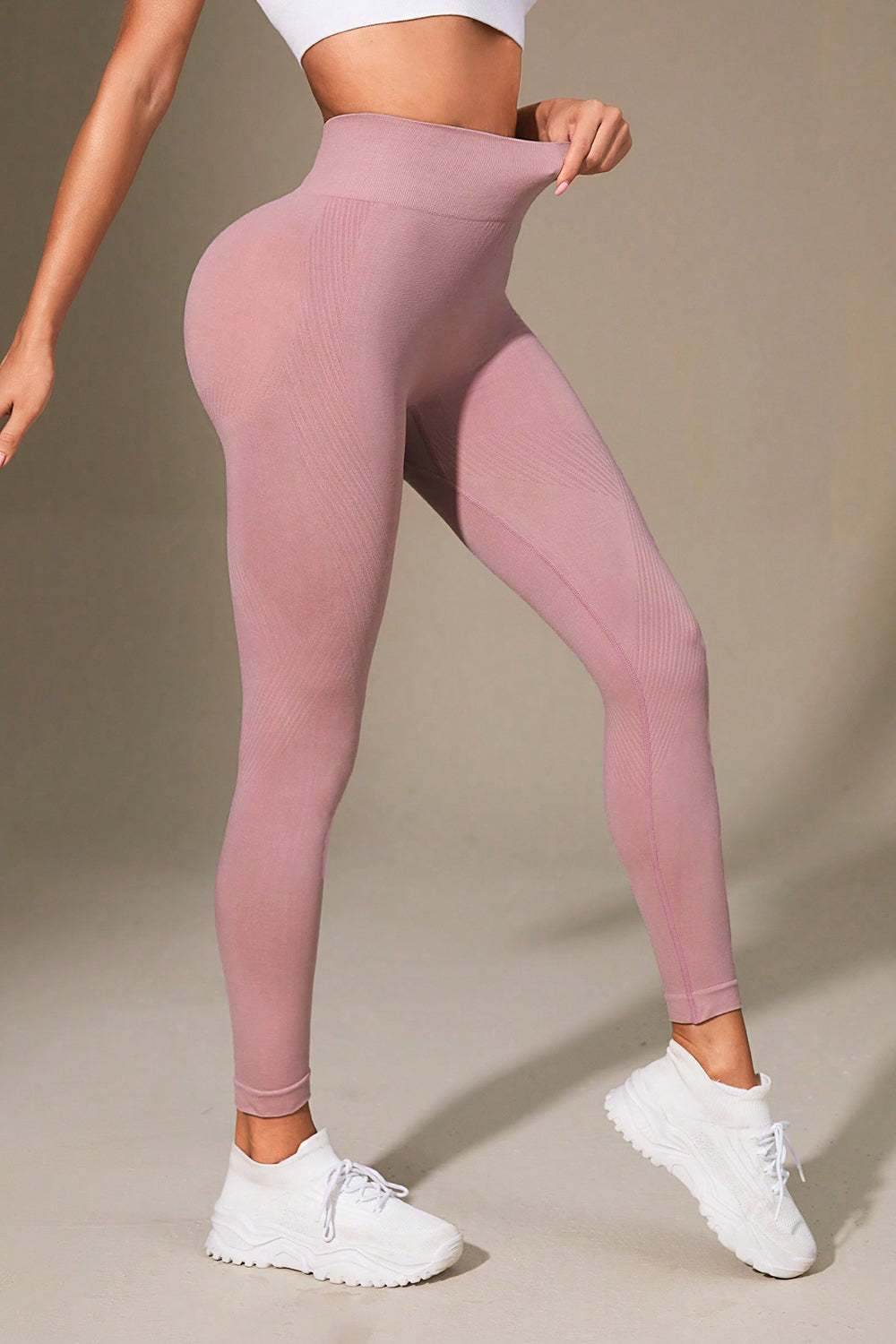 Wide Waistband Sports Leggings - Purcell's Clothing Company