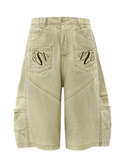 Men's Oversized Cargo Denim Shorts - Purcell's Clothing Company