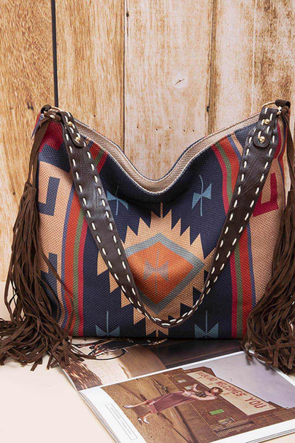 Geometric Canvas Tote Bag - Purcell's Clothing Company