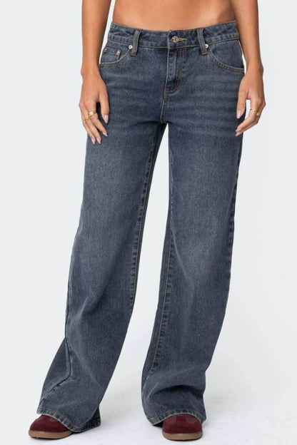 Wide Leg Jeans with Pockets - Purcell's Clothing Company