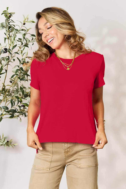 Basic Bae Full Size Round Neck Short Sleeve T-Shirt - Purcell's Clothing Company