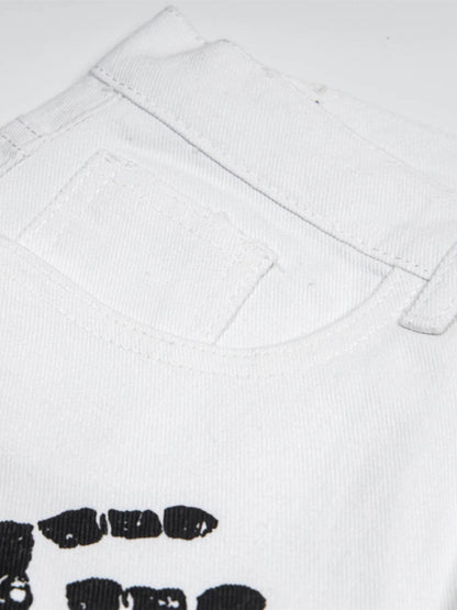 Men's Handprint Pattern Jeans - Purcell's Clothing Company