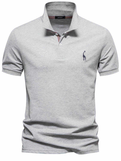 Embroidered Short Sleeve Polo - Purcell's Clothing Company