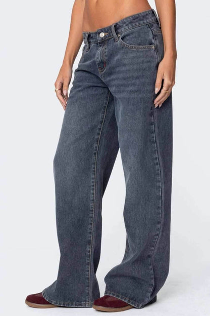 Wide Leg Jeans with Pockets - Purcell's Clothing Company