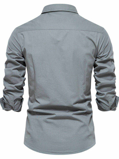 Button Down Collared Neck Shirt - Purcell's Clothing Company