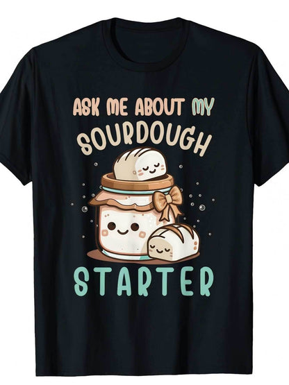 Sourdough Starter Graphic Print Tee - Purcell's Clothing Company