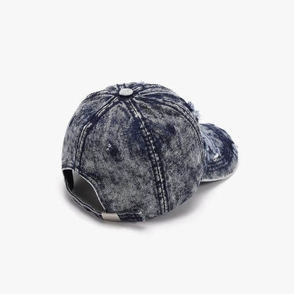 Distressed Cotton Baseball Cap - Purcell's Clothing Company