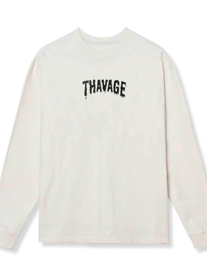 Letter Round Neck Long Sleeve T-Shirt - Purcell's Clothing Company