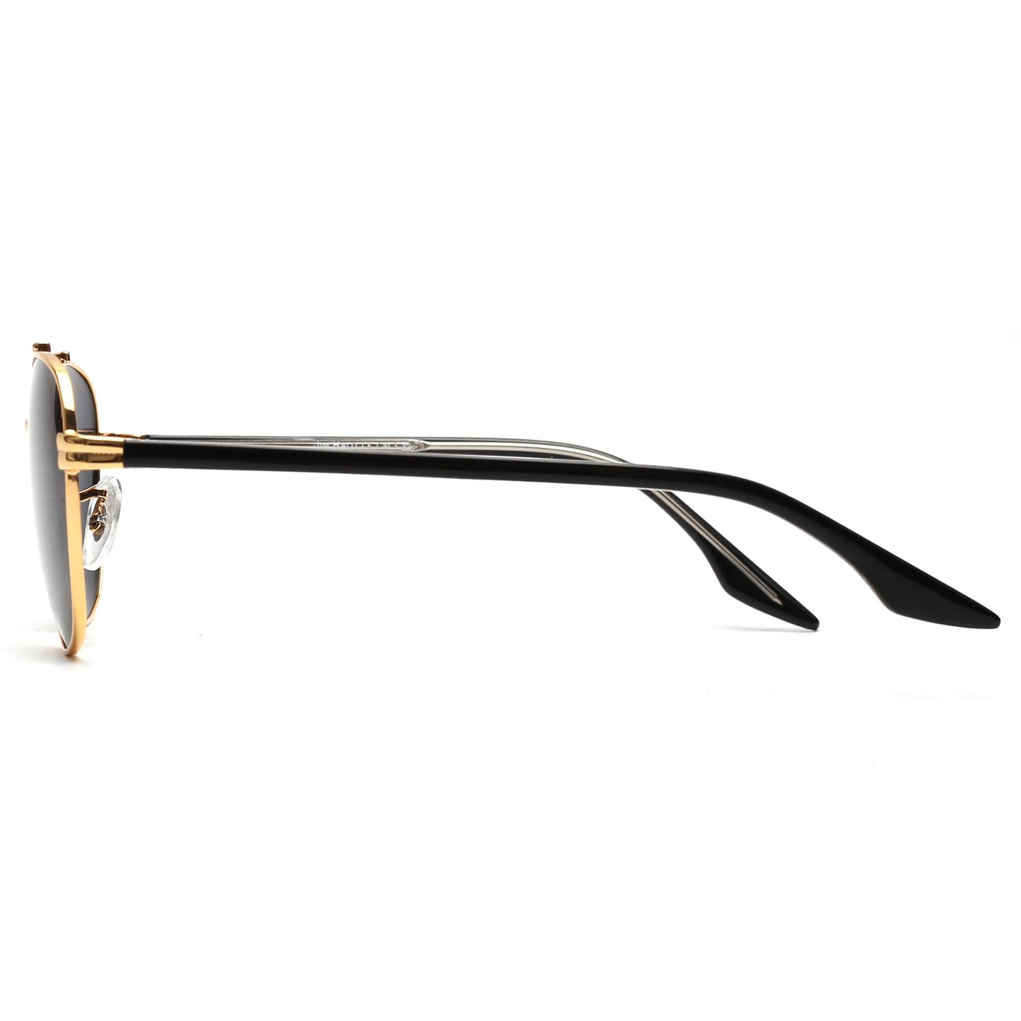 JIM HALO Retro Square Aviator Sunglasses