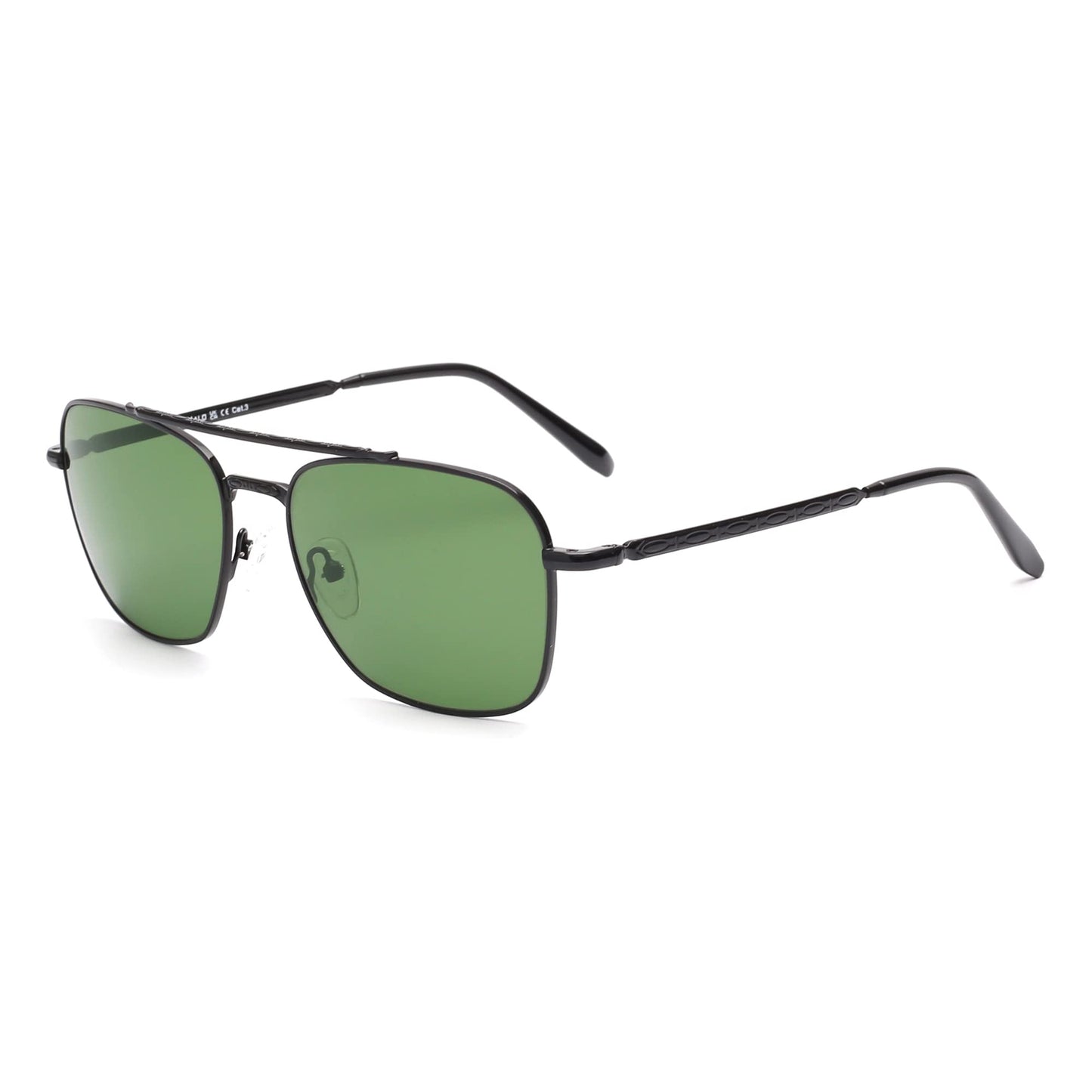 JIM HALO Retro Square Aviator Sunglasses