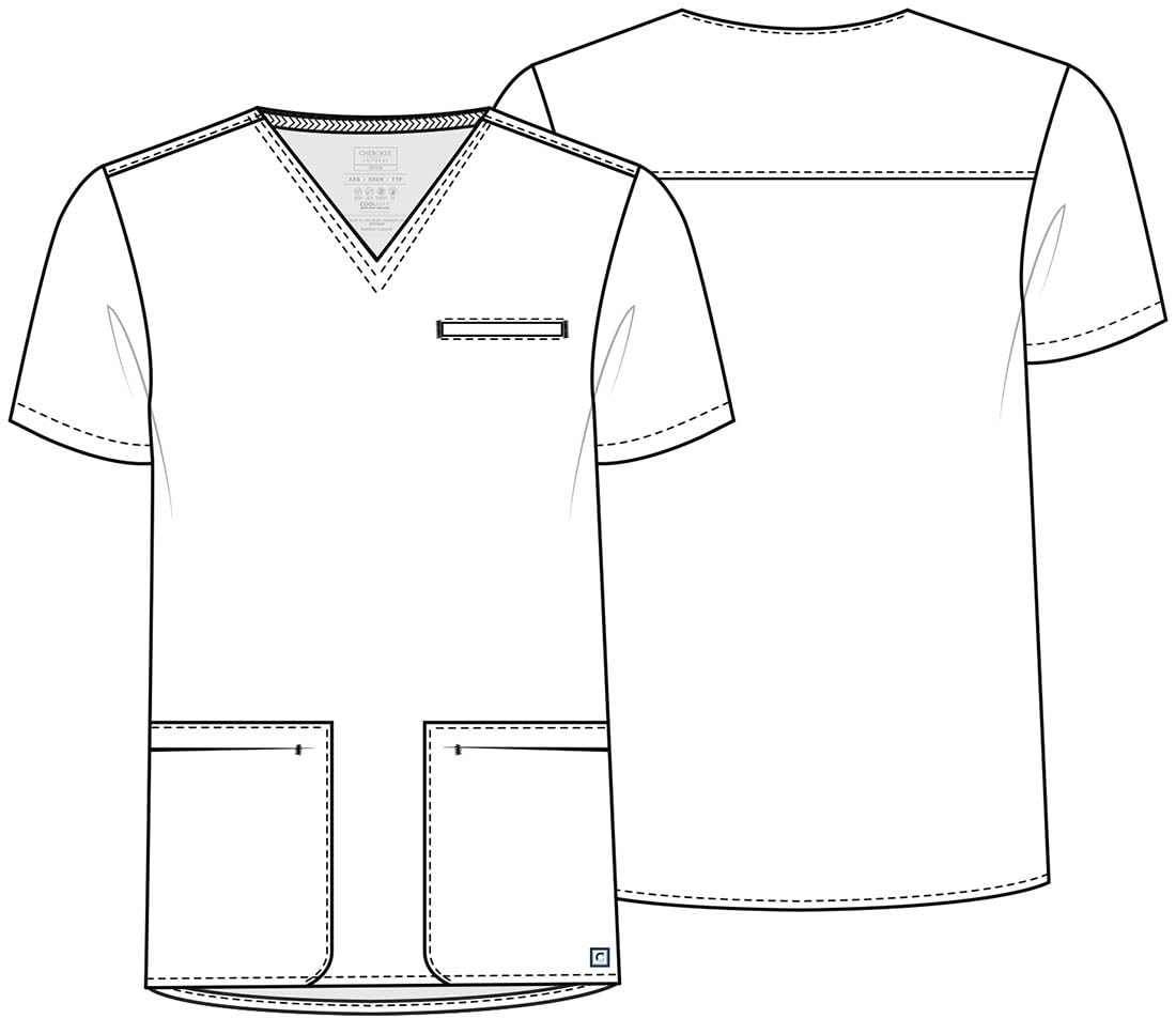 Cherokee 3 Pocket Scrub Top - Purcell's Clothing Company