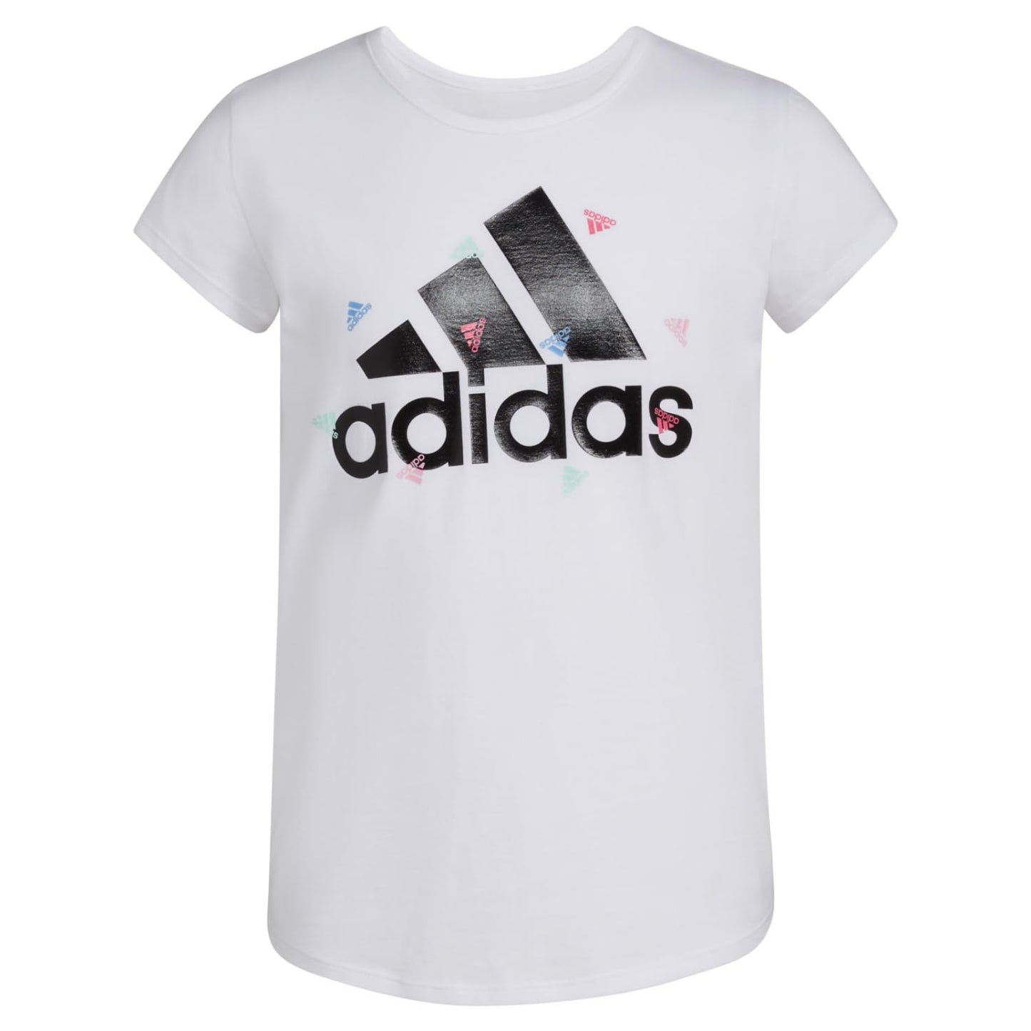 adidas Girls' Short Sleeve Cotton Essential T-Shirt Top - Purcell's Clothing Company - 