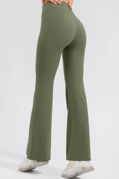 High Waist Straight Active Pants - Purcell's Clothing Company