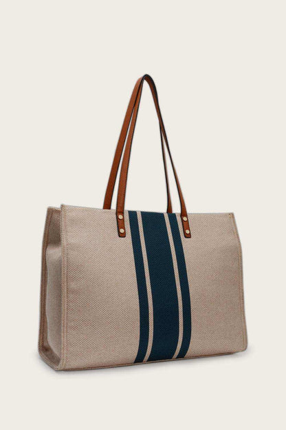 Striped Tote Bag - Purcell's Clothing Company