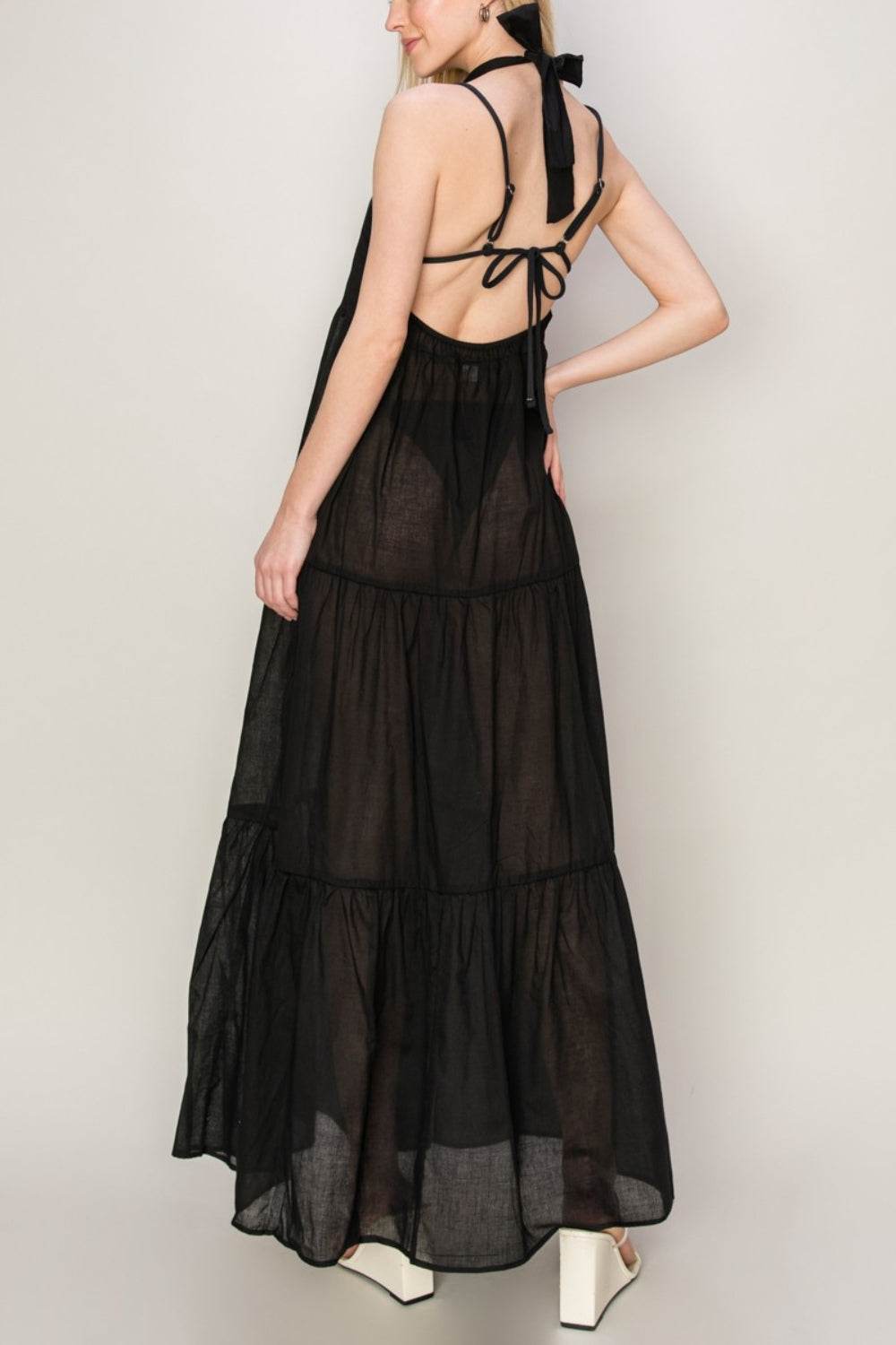 HYFVE Halter Neck Cover Up Maxi Dress - Purcell's Clothing Company