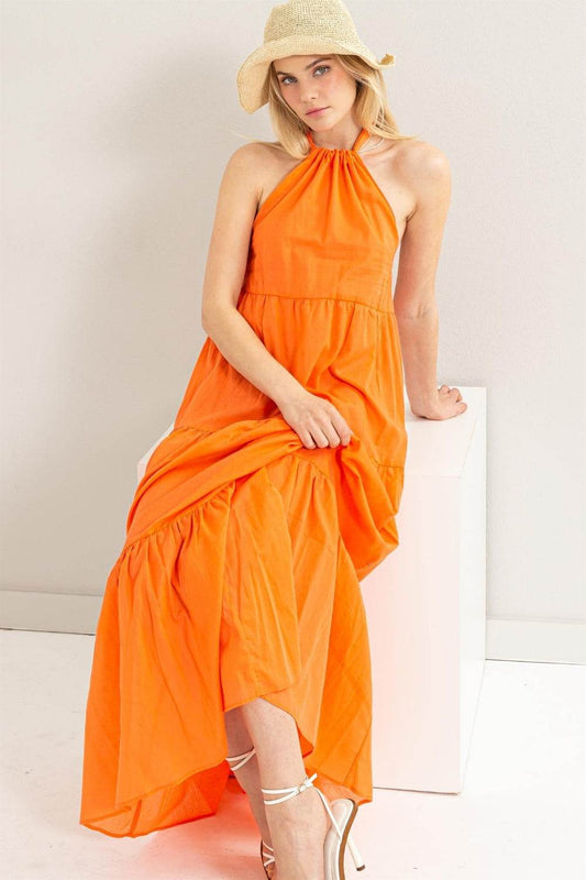 HYFVE Halter Neck Cover Up Maxi Dress - Purcell's Clothing Company