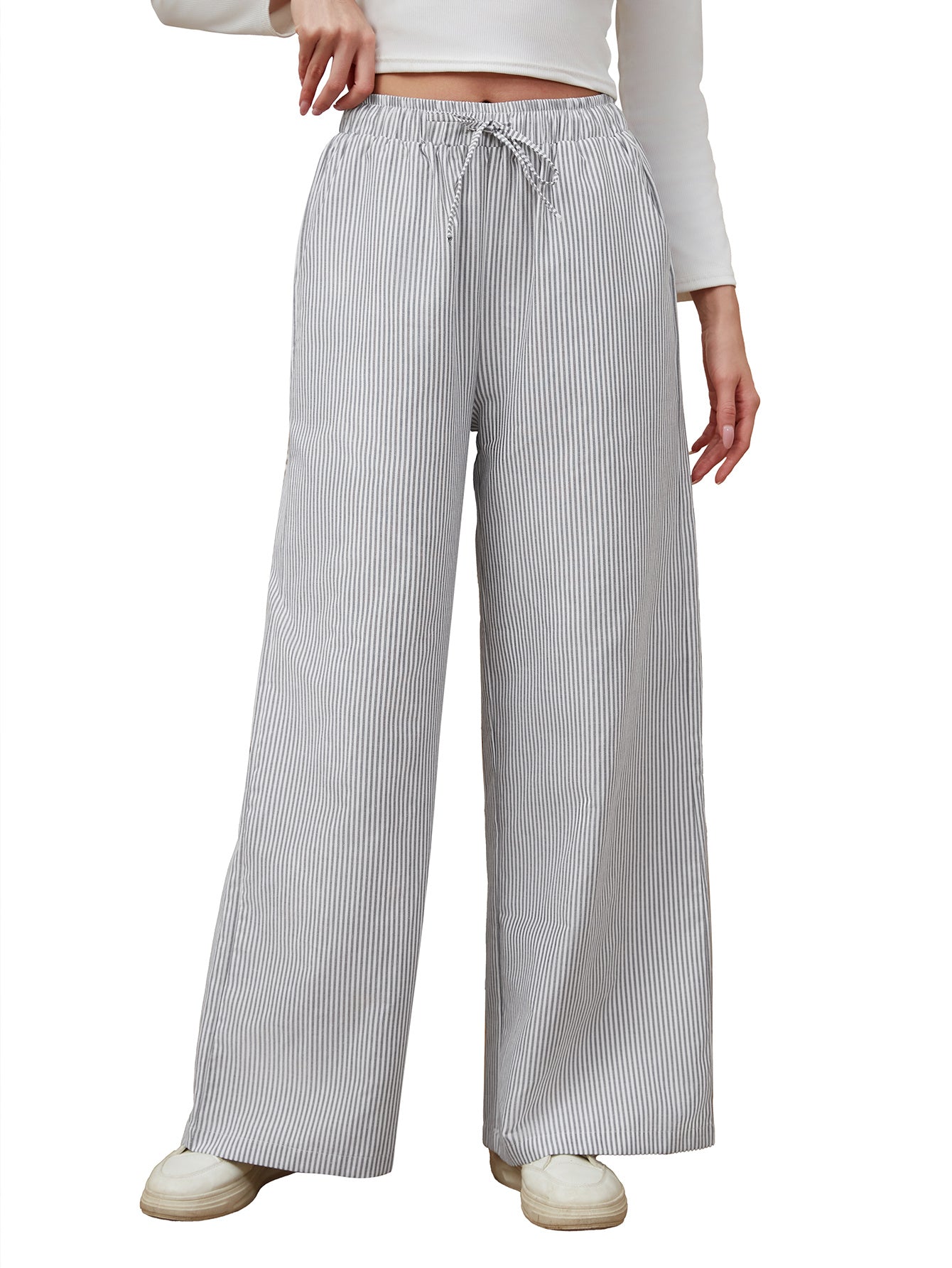 Women's Fashionable Wide Leg Pants