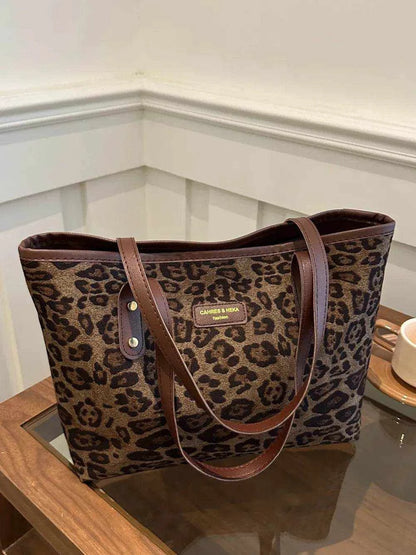 Leopard Polyester Tote Bag - Purcell's Clothing Company