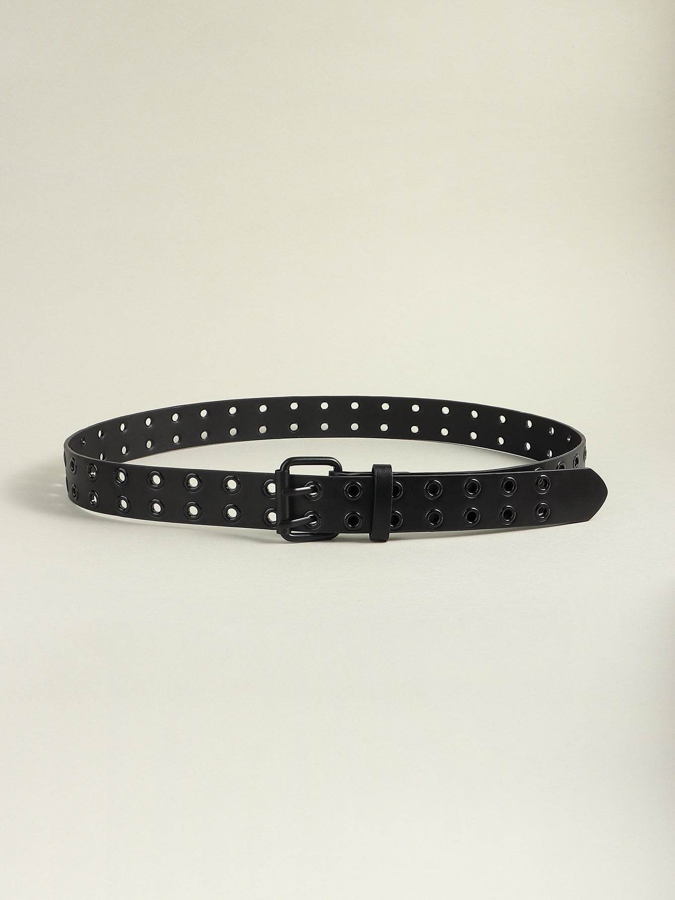 Grommet PU Leather Belt - Purcell's Clothing Company