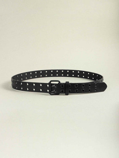 Grommet PU Leather Belt - Purcell's Clothing Company