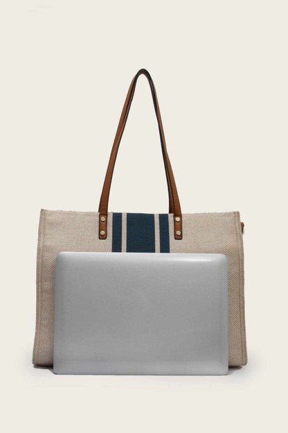 Striped Tote Bag - Purcell's Clothing Company