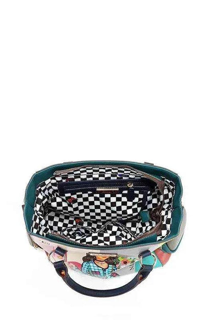 Nicole Lee USA Eco-Leather Handbag with Side Pockets - Purcell's Clothing Company