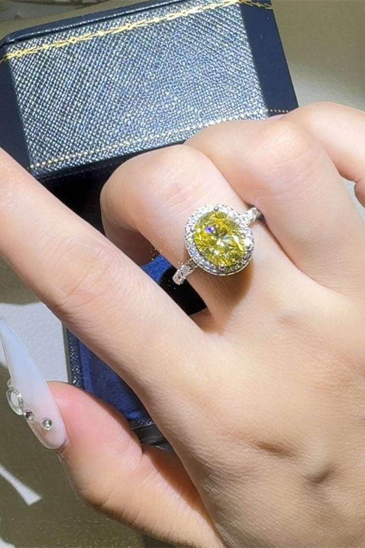 3 Carat Moissanite 925 Sterling Silver Ring - Purcell's Clothing Company