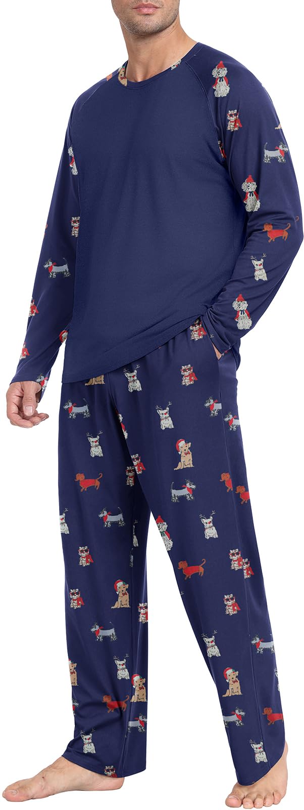 Long Sleeve Crewneck Pj Set