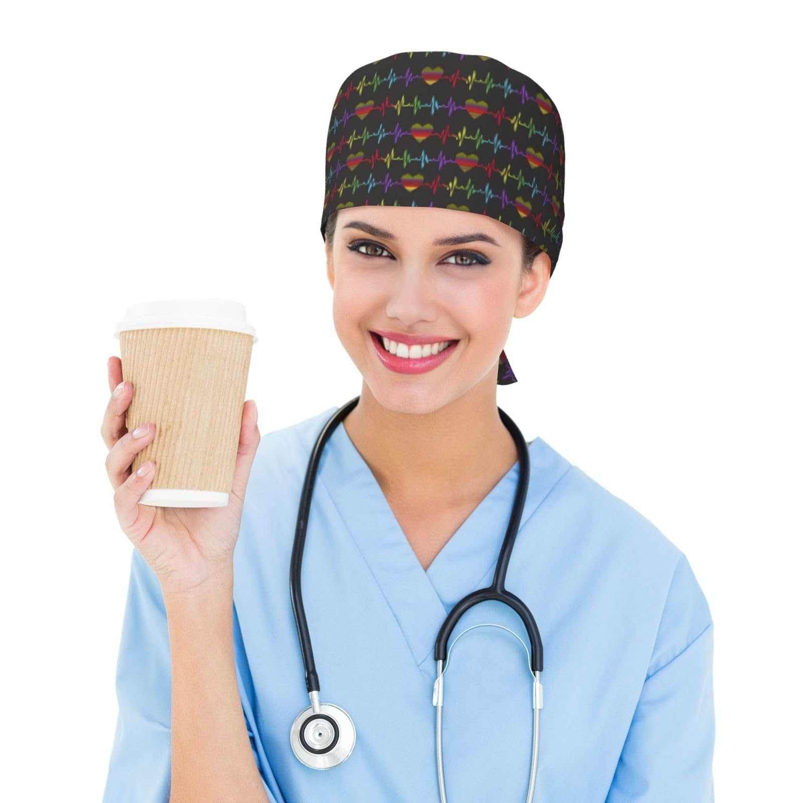 Unisex Adjustable Scrub Cap W/ Elastic - Purcell's Clothing Company