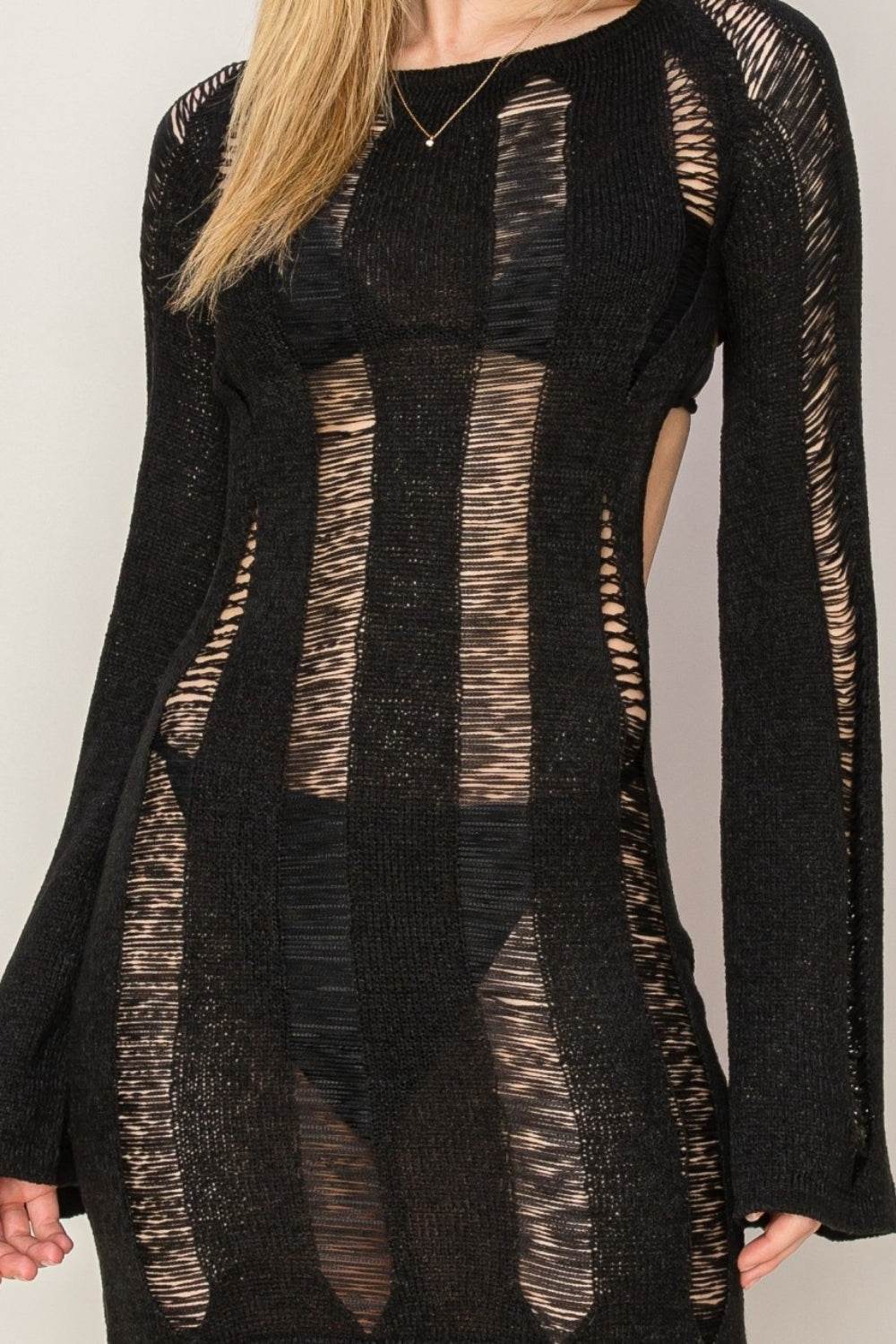 HYFVE Backless Cover Up Mini Dress - Purcell's Clothing Company