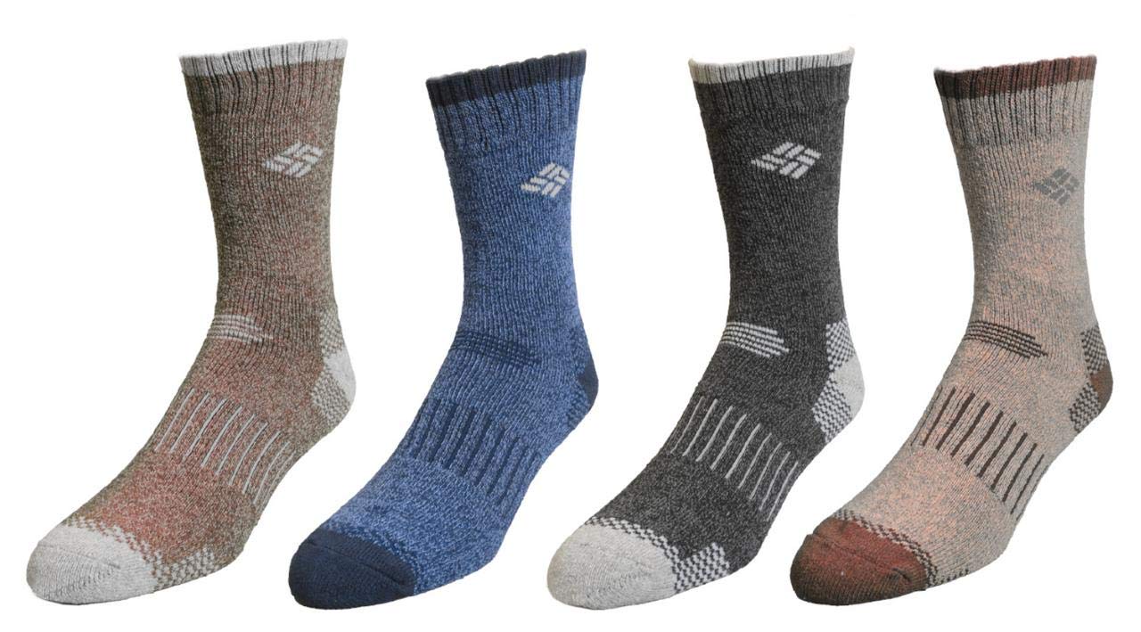 Columbia Moisture Control Crew Socks (4-Pack)