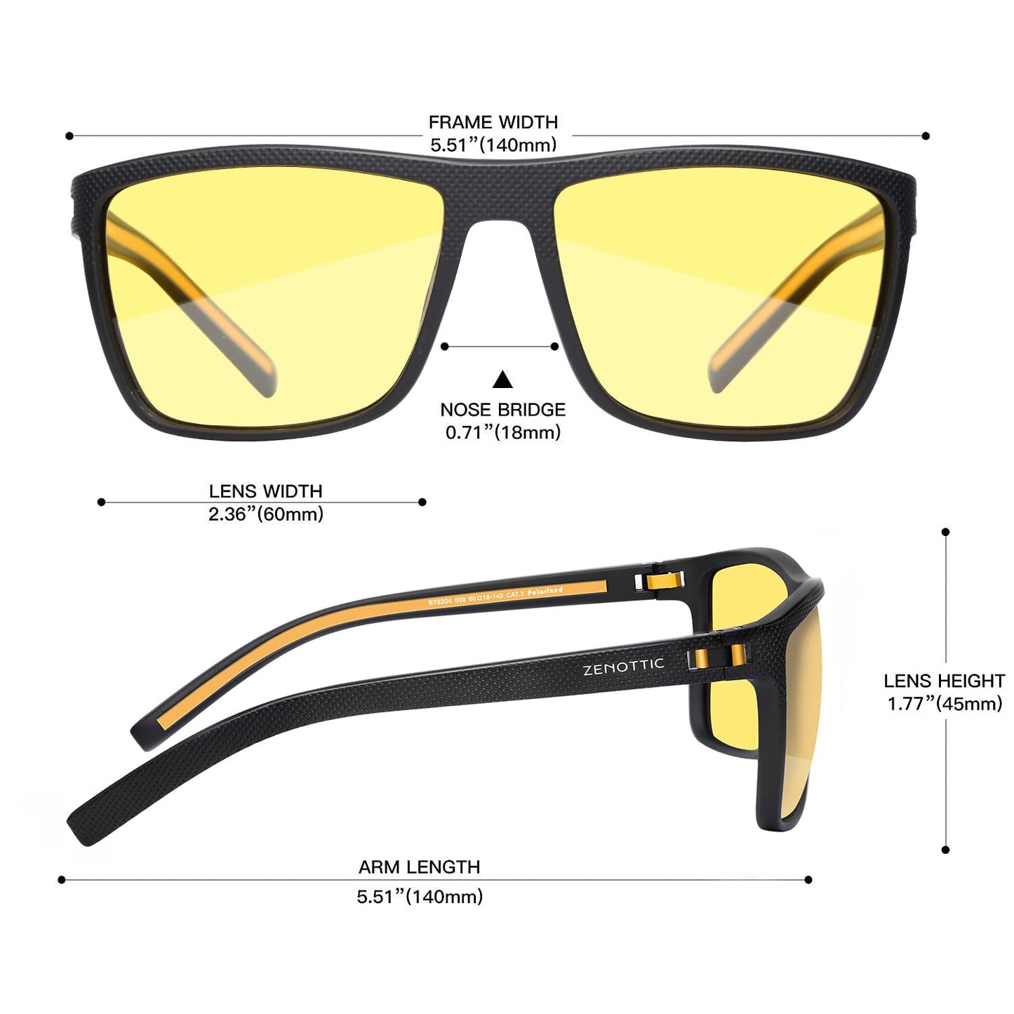 ZENOTTIC Polarized Sunglasses