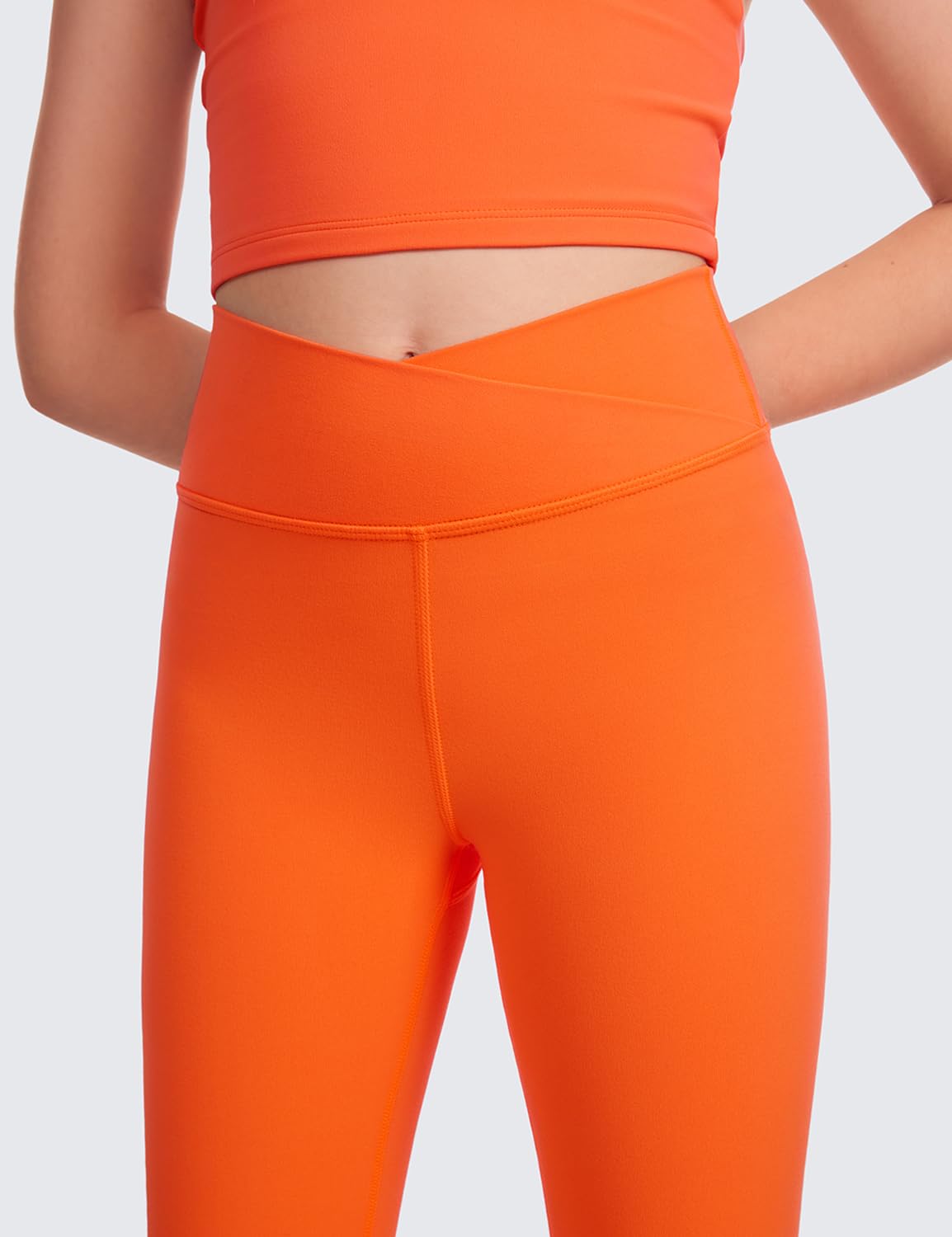 High Waist Crossover Yoga Pants