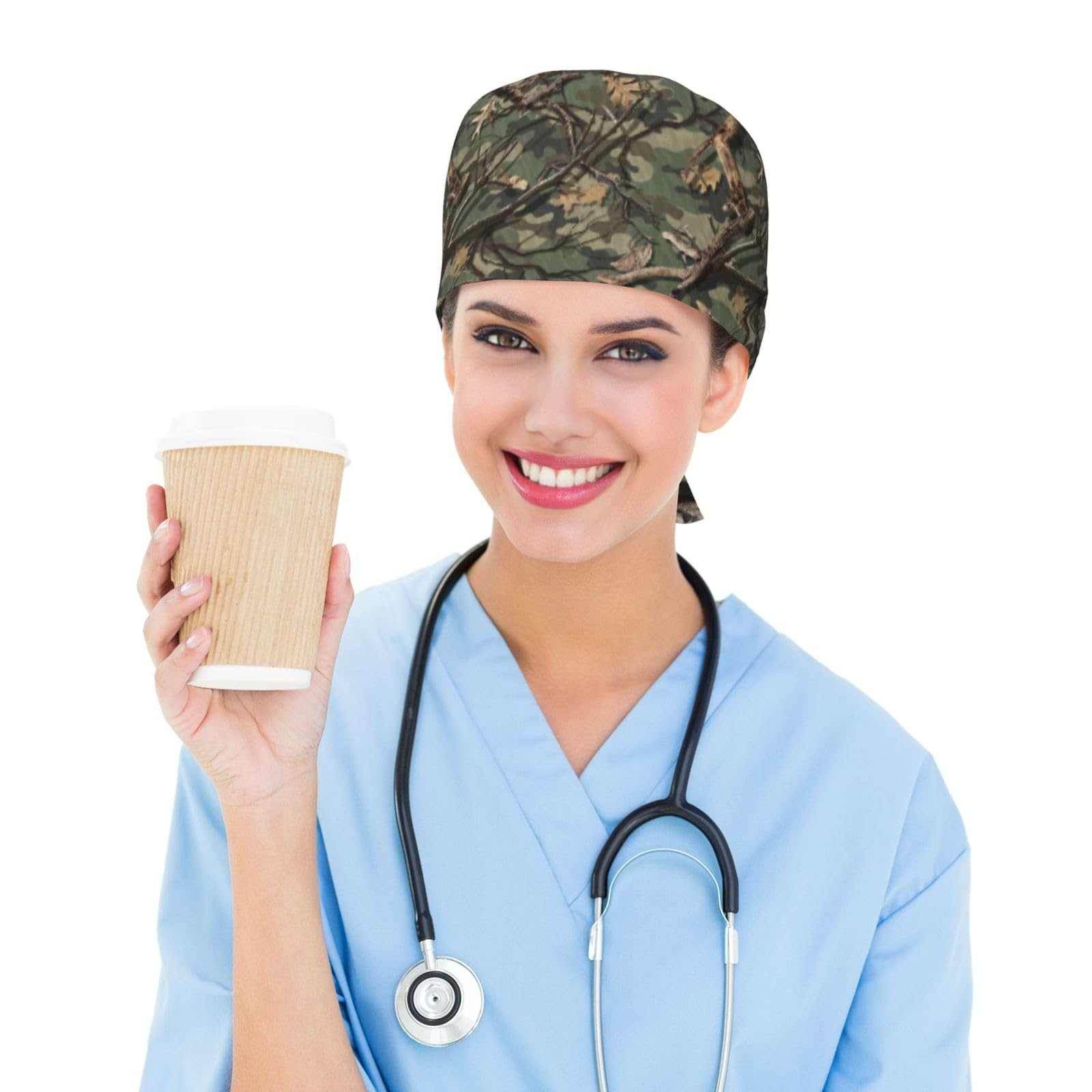 Unisex Adjustable Scrub Cap W/ Elastic - Purcell's Clothing Company