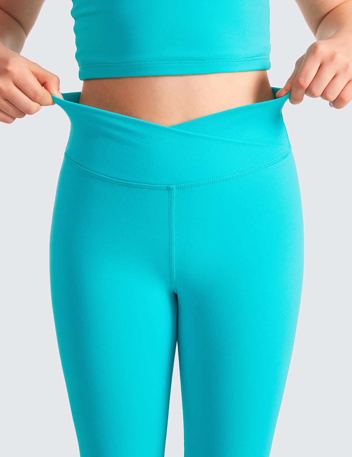 High Waist Crossover Yoga Pants