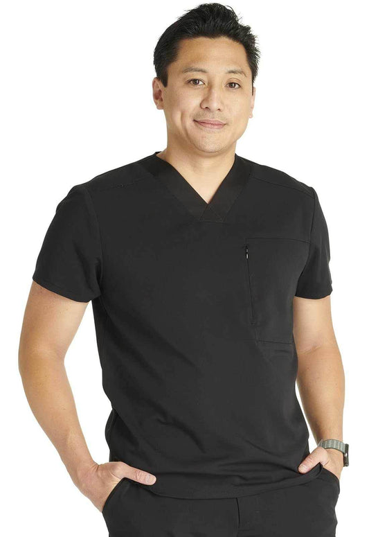 Cherokee V-Neck Scrub Top W/ Zip Pocket - Purcell's Clothing Company