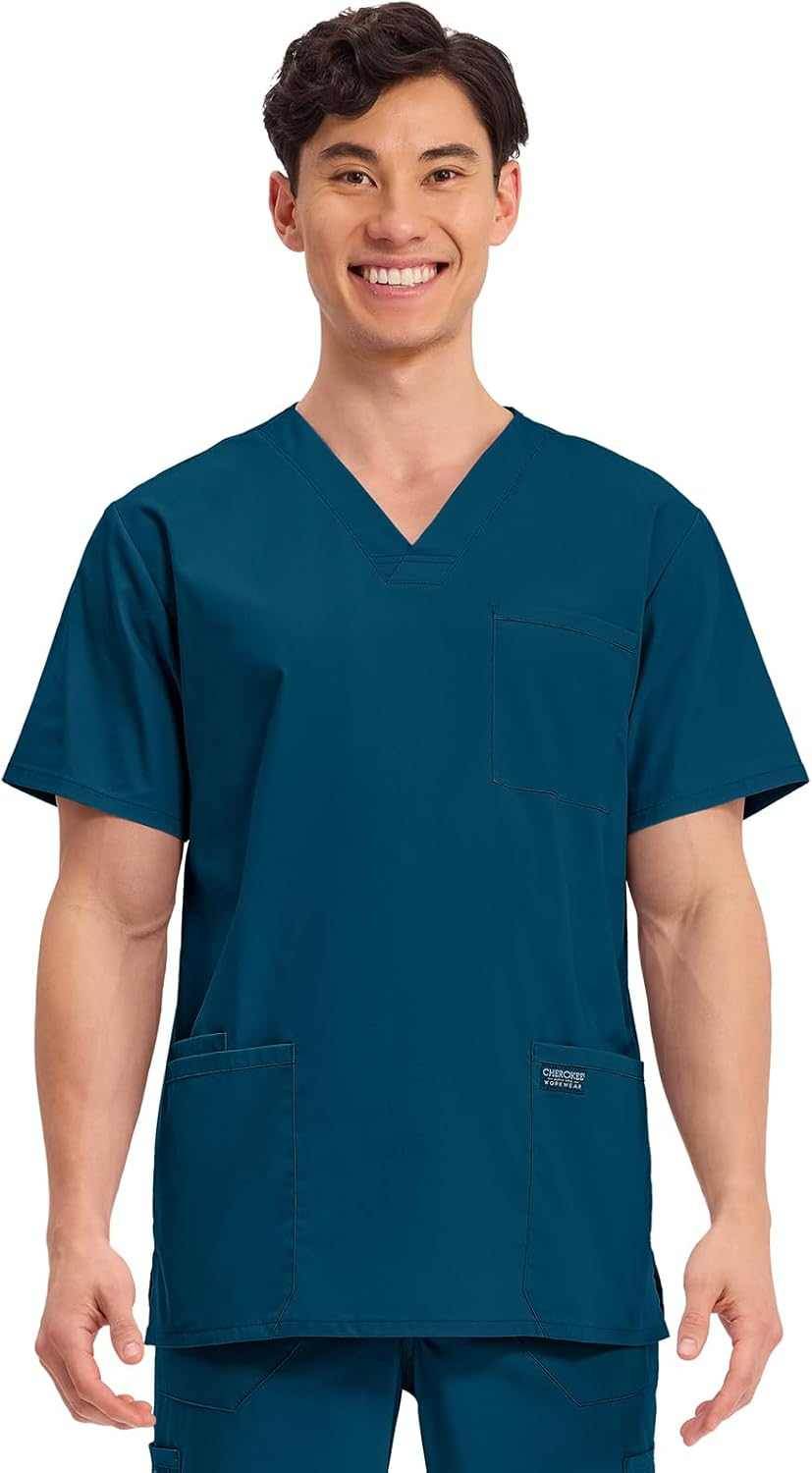 Cherokee V-Neck 4 Pocket Scrub Top - Purcell's Clothing Company