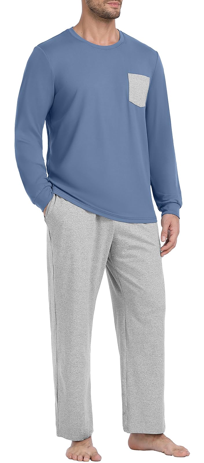 Long Sleeve Crewneck Pj Set