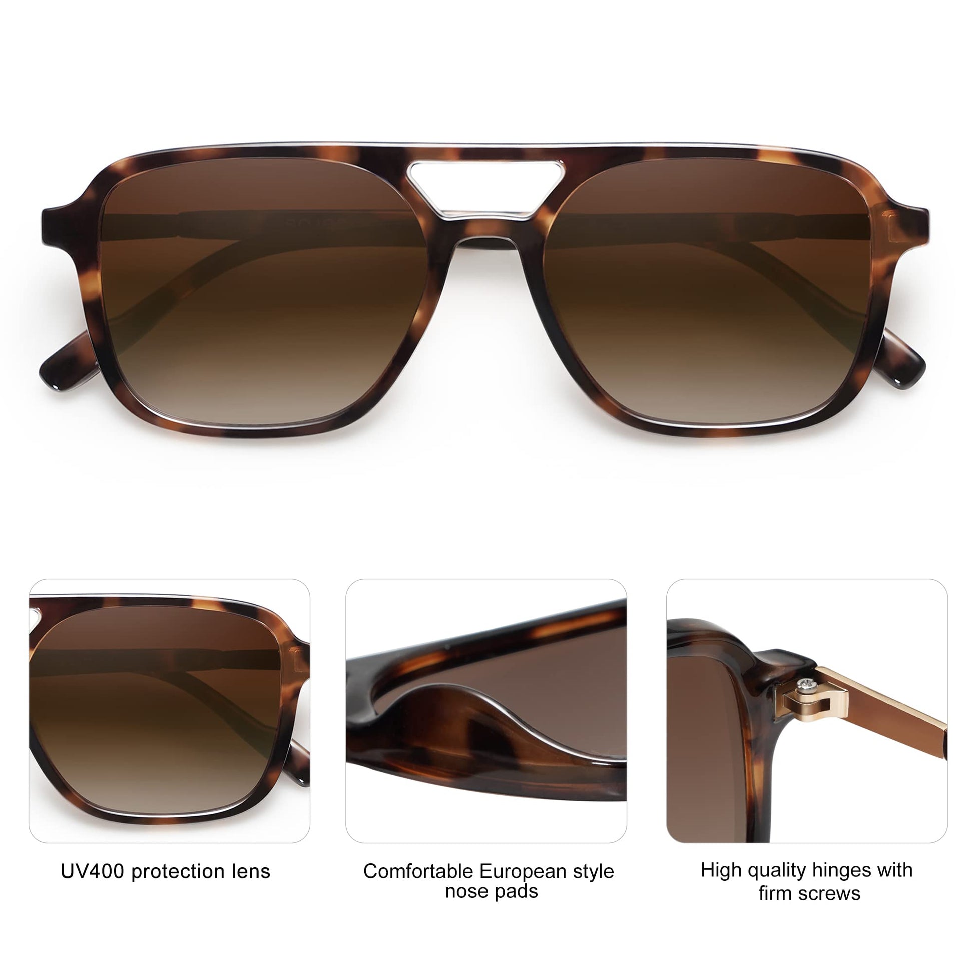 SOJOS Retro Aviator Sunglasses - Purcell's Clothing Company - 